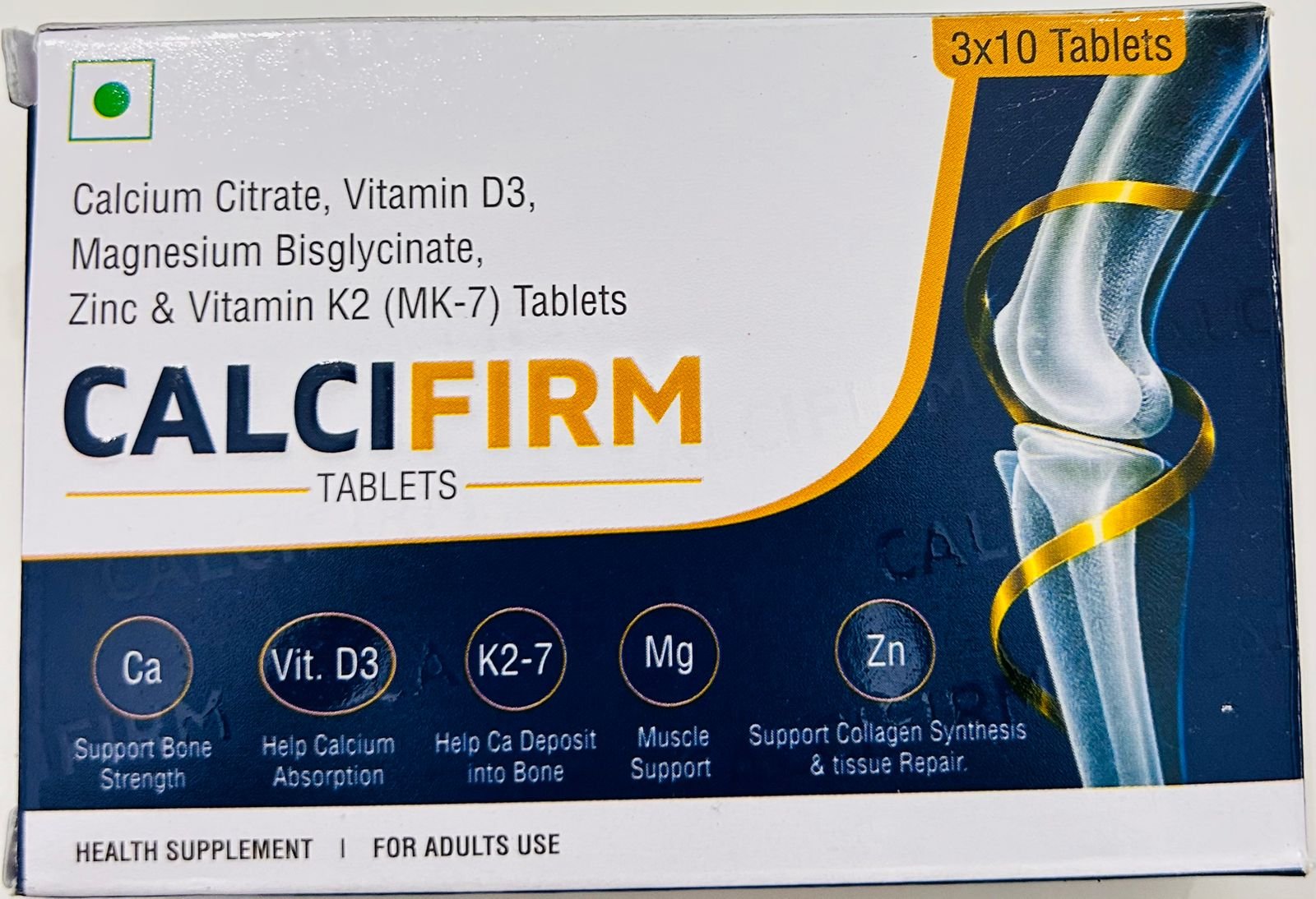 CalciFirm Tablets pack